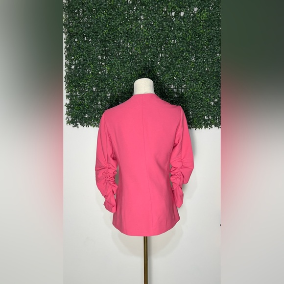 Skies are Blue Pink Floral Lined Blazer Small - Picture 5 of 12